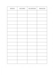 English Worksheet: irregular verbs test