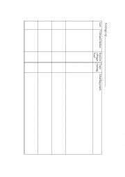 English Worksheet: Weekly Reading Log 