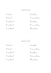 English Worksheet: fill in the blank (long vowel a as in say)