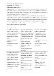 English Worksheet: Discourse Markers