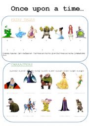 English Worksheet: Fairy tales vocabulary