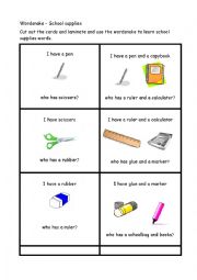 English Worksheet: Wordsnake