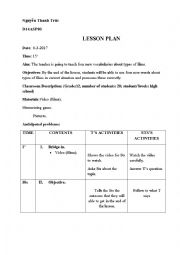 English Worksheet: BOPPS lesson plan