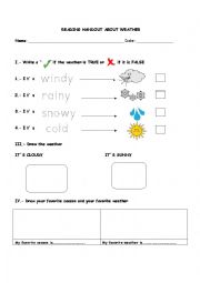 The weather handout