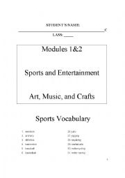 Sports&Art,Music,Crafts I