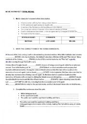 English Worksheet: Movie worksheet: Total recall