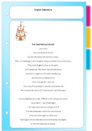 English Worksheet: The Canterville Ghost