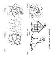 English Worksheet: Circus vocabulary