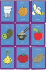English Worksheet: Learn food pyramid 7 and 8 flashcards