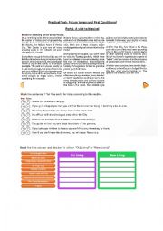 English Worksheet: First Conditional worksheet
