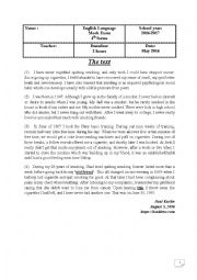 English Worksheet: Bac Mock Exam