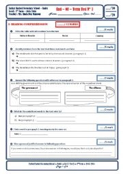 End-of-Term Test N.3 _ Third Form