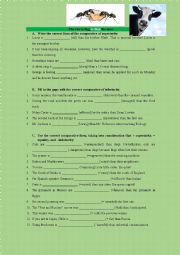 English Worksheet: Comparative of inferiority, superiority and equality