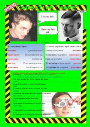 English Worksheet: causative 