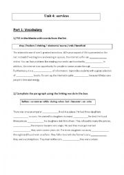 English Worksheet: review  9th form