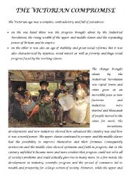 English Worksheet: The Victorian Compromise