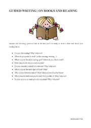 English Worksheet: On Books and Reading