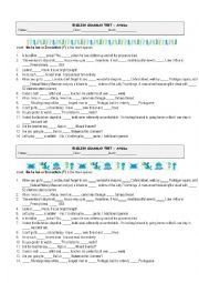 English Worksheet: Articles - the, a, an, zero article - mini test