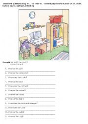 Prepositions of place 