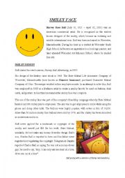 English Worksheet: Smiley Face (History)