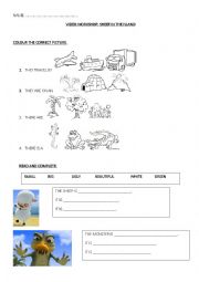 English Worksheet: Sheep in the island