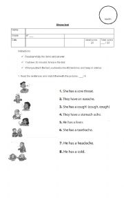 test about illness