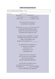 LENKA Everything At Once Song Worksheet 