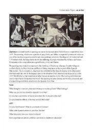 English Worksheet: Art & War