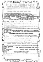 prefixes and adjectives