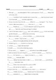 English Worksheet: how to use a an the