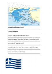 English Worksheet: Greece or Hellas? Why?