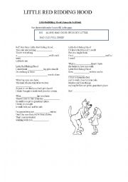 English Worksheet: Little Red Riding Hood - Amanda Seyfried