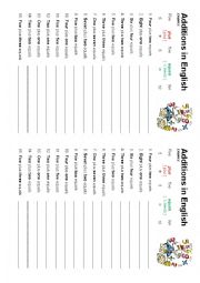 English Worksheet: Lets count!