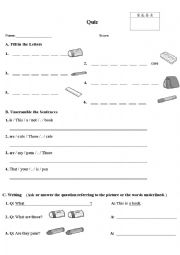 English Worksheet: demonstratives this that these those