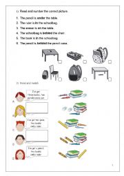 English Worksheet: 3rd grade review