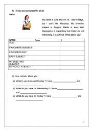 English Worksheet: 4th grade review