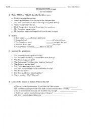 English Worksheet: But was it murder