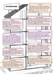 English Worksheet: role-play: neighbours