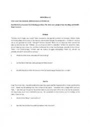 English Worksheet: Why over What (WOW) reading module Phase 2