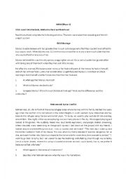 English Worksheet: Why over What (WOW) reading module Phase 3