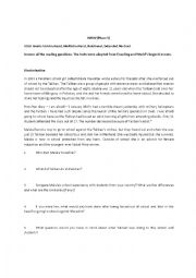 English Worksheet: Why over What (WOW) reading module Phase 5