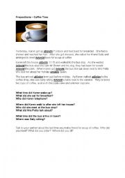 Prepositions - Coffee Time 