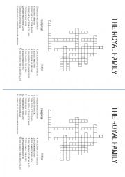 Crossword - Royal Family 