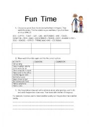 English Worksheet: Advertising Activity