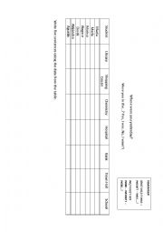 English Worksheet: Where were you yesterday?