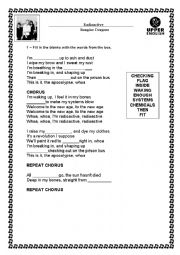 English Worksheet: Radioactive - Imagine Dragons