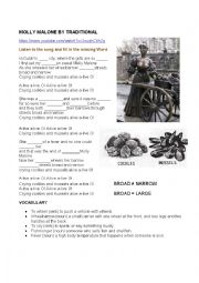 English Worksheet: Molly Malone