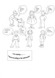 English Worksheet: clothes