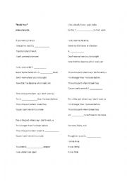 English Worksheet: 