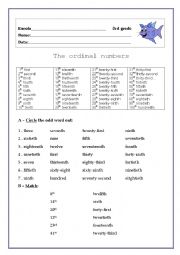 Ordinal numbers